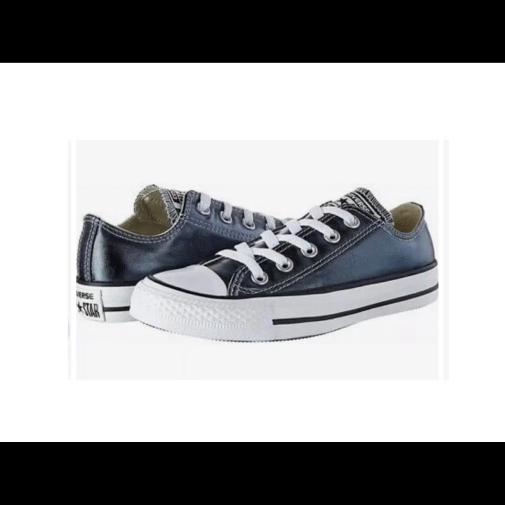 NEW Converse All-Star Chuck Taylor’s, Unisex,
Metallic Navy Blue Low Tops
